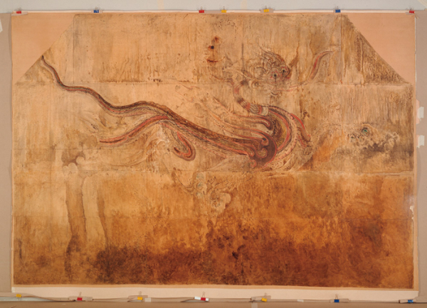 ▲강서대묘 청룡, 고구려 6세기 후반(1930년 무렵 모사)(국립중앙박물관)