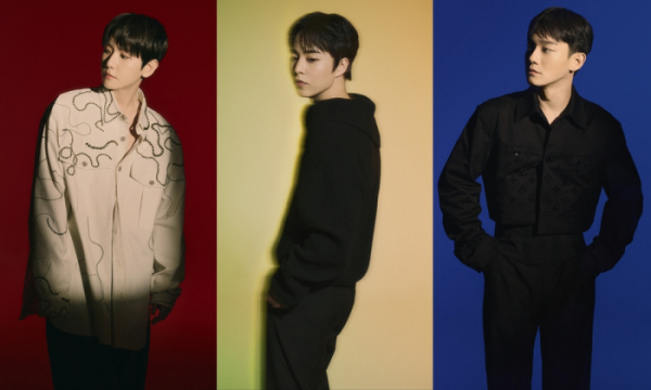 ▲백현, 시우민, 첸(사진 = INB100(아이앤비100) 제공)