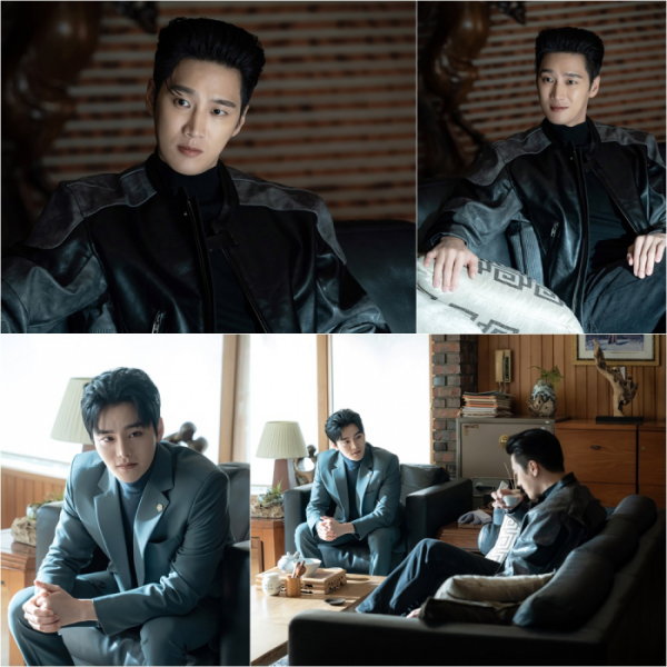 ▲'재벌X형사' 안보현, 최정우(사진제공=SBS)