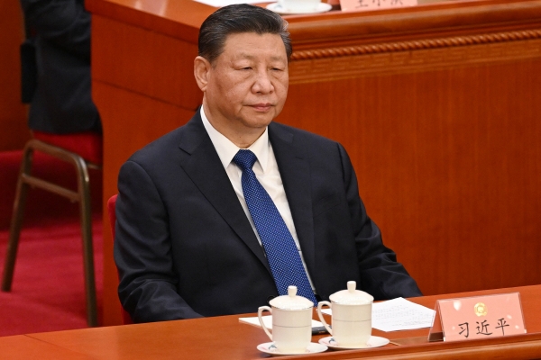 ▲시진핑 중국 국가주석이 10일 베이징 인민대회당에서 열린 중국인민정치협상회의(정협) 폐막식에 참석하고 있다. 올해 중국 양회는 11일 전국인민대표대회(전인대) 폐막식을 끝으로 막을 내린다. 베이징/AFP연합뉴스 
