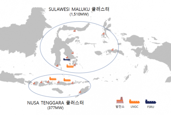 ▲인도네시아 ‘술라웨시 말루쿠(SULAWESI MALUKU)’ 클러스터 위치. (사진제공=해양수산부)