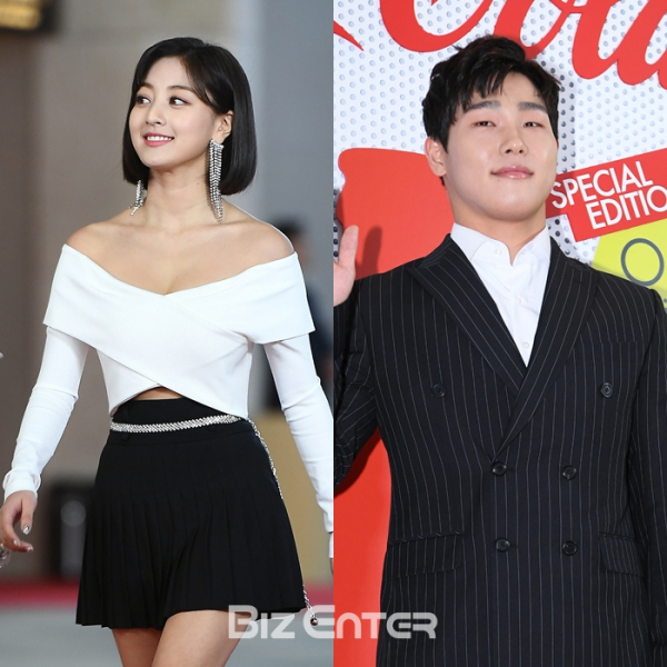 ▲트와이스 지효(왼쪽), 윤성빈(비즈엔터DB)