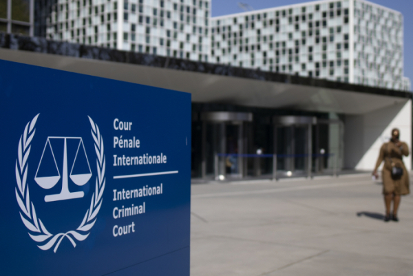 ▲네덜란드 헤이그에 있는 국제형사재판소(ICC) 본부가 보인다. 헤이그(네덜란드)/AP연합뉴스