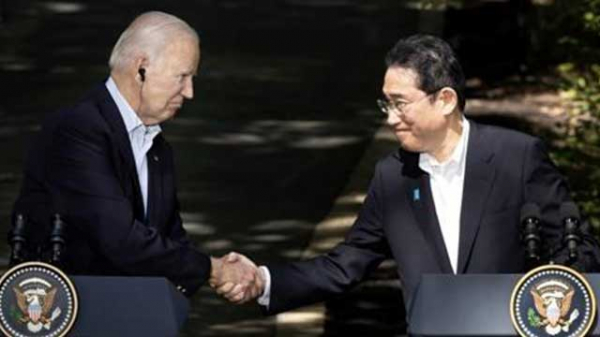 ▲조 바이든(왼쪽) 미국 대통령과 기시다 후미오(오른쪽) 일본 총리 (EPA/연합뉴스)