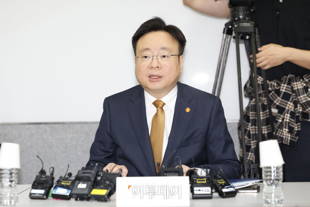 ▲조규홍 보건복지부 장관이 4일 서울 중구 서울시티타워에서 열린 환자단체 간담회에서 모두발언을 하고 있다. 조현호 기자 hyunho@