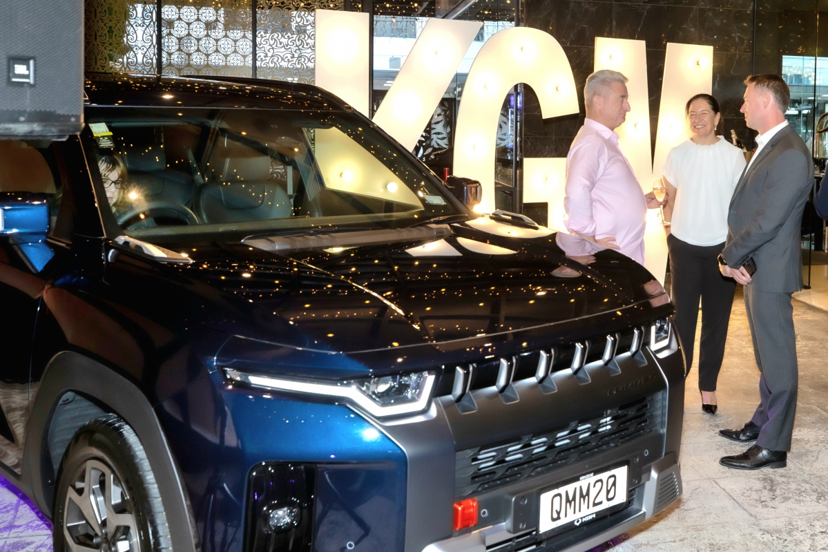 ▲지난달 KGM이 뉴질랜드에서 개최한 토레스와 토레스 EVX 출시 행사 모습. (사진제공=KGM)