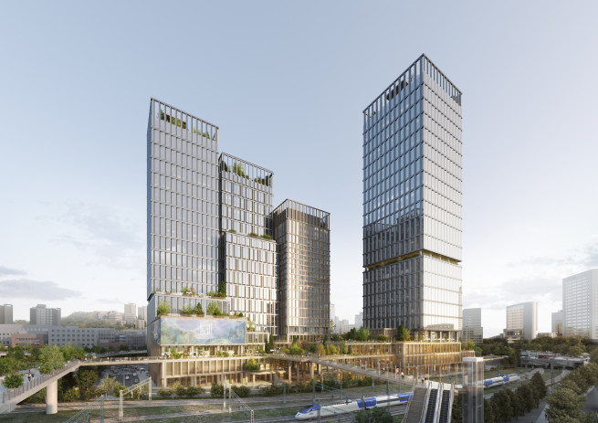 ▲'서울역 지단구역 서울역북부 특계 신축사업' 투시도 (사진제공=서울시)