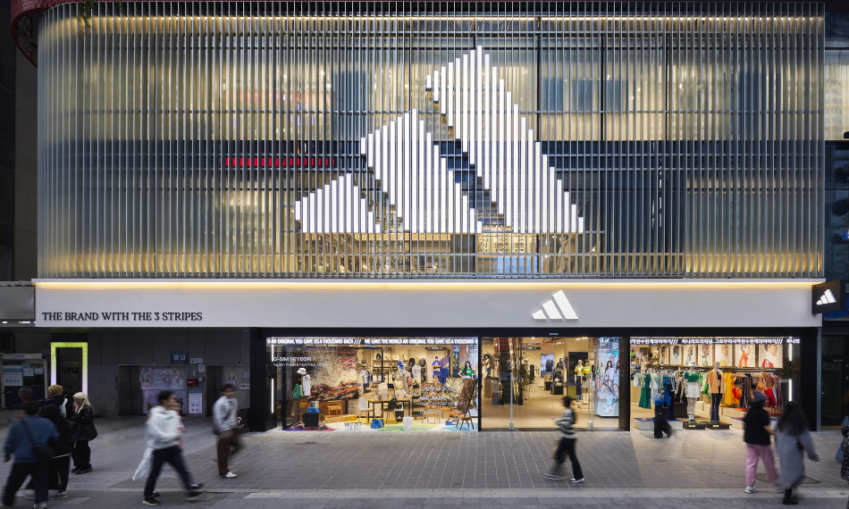▲아디다스 홍대 브랜드센터 전경 (사진제공=아디다스코리아 )