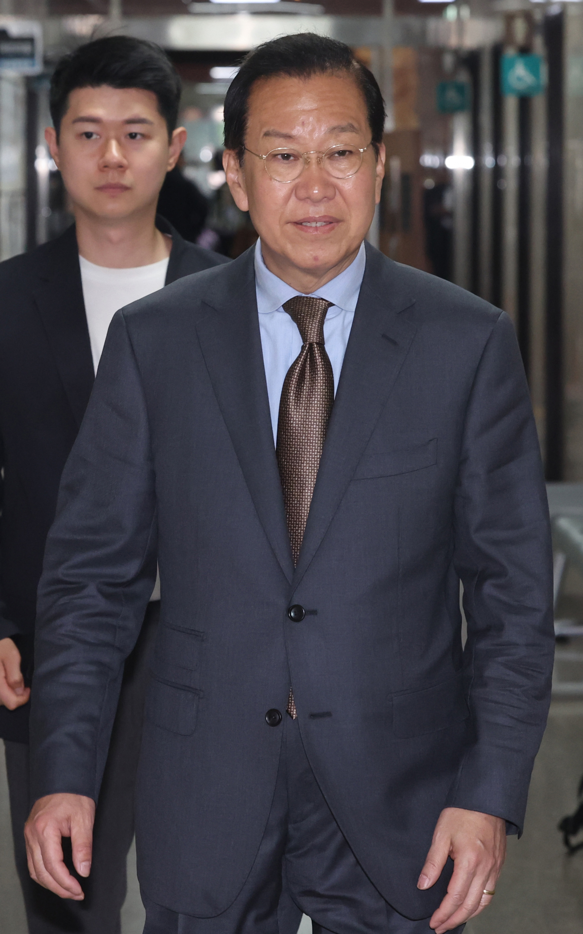 ▲권영세 국민의힘 의원이 15일 서울 여의도 국회에서 열린 4선 이상 국회의원 당선인 간담회에 참석하고 있다. (뉴시스)