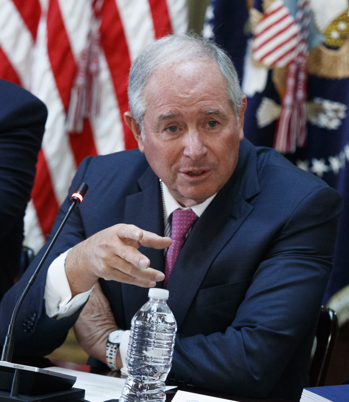 ▲블랙스톤 창업자 겸 회장 스티브 슈워츠먼. AP뉴시스