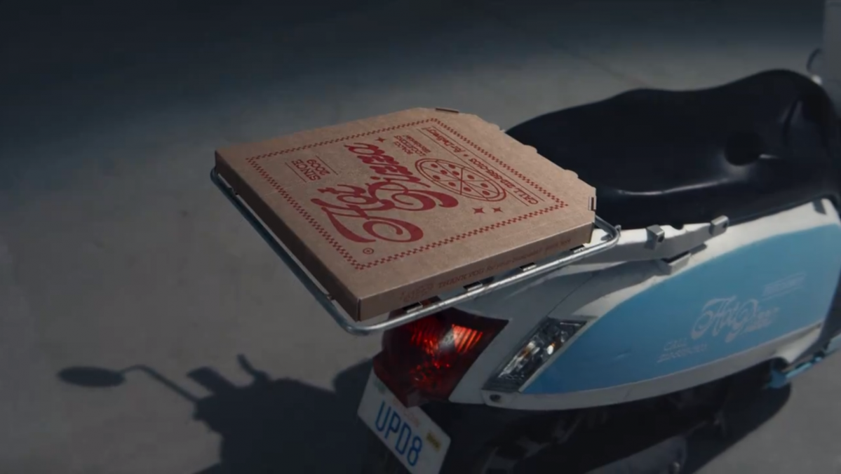 ▲코인베이스는 공식 SNS에 피자 이미지를 통해 비트코인 반감기를 설명하는 광고를 게시했다. (출처=코인베이스 공식 X(구 트위터))