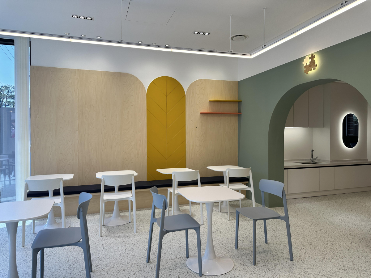 ▲초안꿈마루 어린이식당 내 식사장소. (자료제공=도봉구)