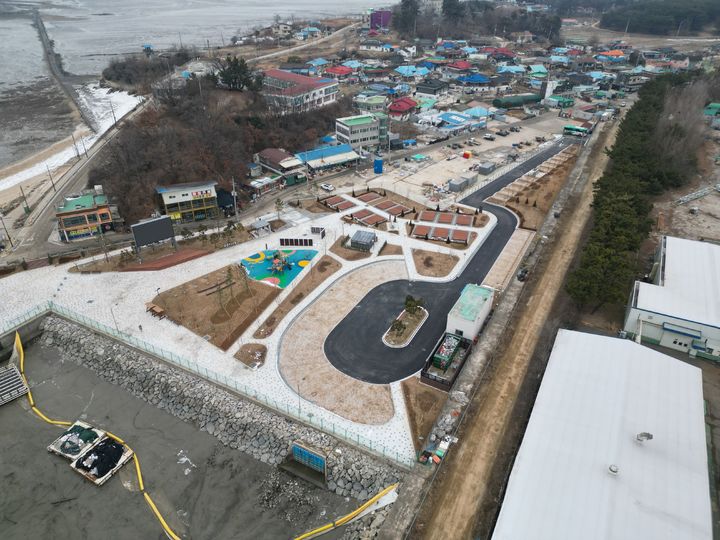 ▲화성 고온항 쿠니평화마당 조망도.  (경기도)