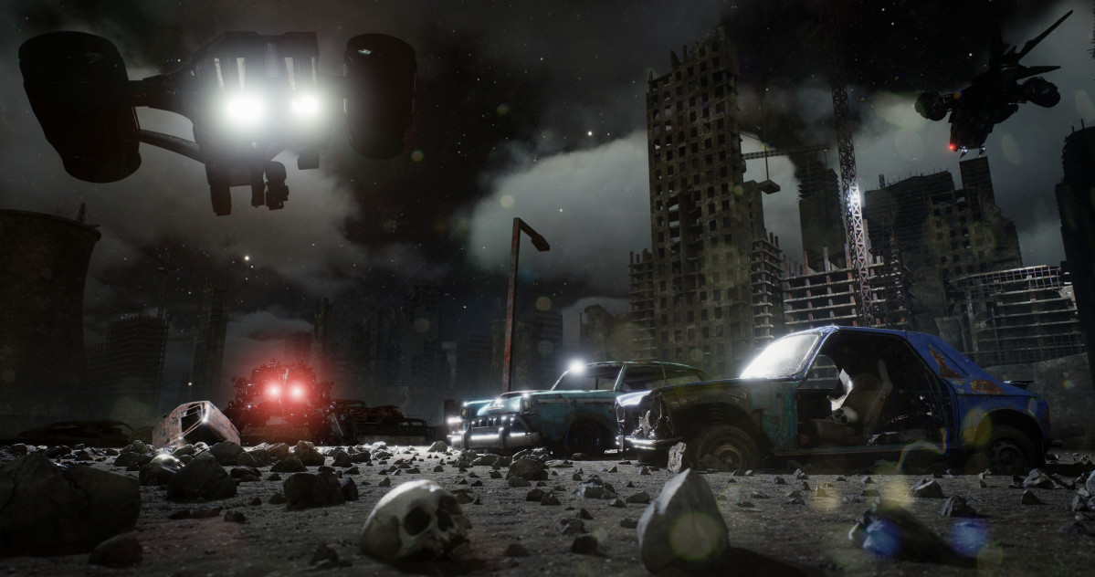 ▲단순하게 목표물 앞에 두고 스스로 폭발하는 자폭드론부터 정찰과 정밀 타격 등 다양한 임무에 드론이 활용되고 있다. 사진은 드론 공격을 가정한 상상 이미지. (게티이미지)