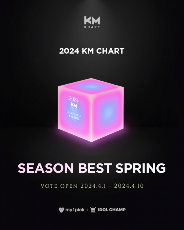 ▲'2024 KM차트 시즌베스트 스프링' (사진=KM차트 제공)