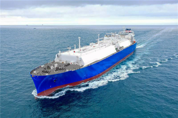 ▲현대글로비스가 운용 예정인 LNG 운반선과 동일한 규모의 선박. (사진제공=현대글로비스)