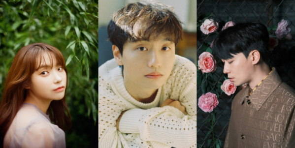 ▲이진아·윤딴딴·윤한(사진제공=각 소속사)