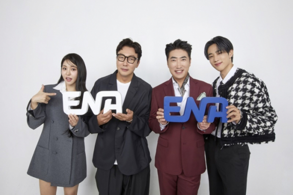 ▲‘하입보이 스카웃’ 탁재훈ㆍ장동민ㆍ유정ㆍ선우(사진 제공=ENA)