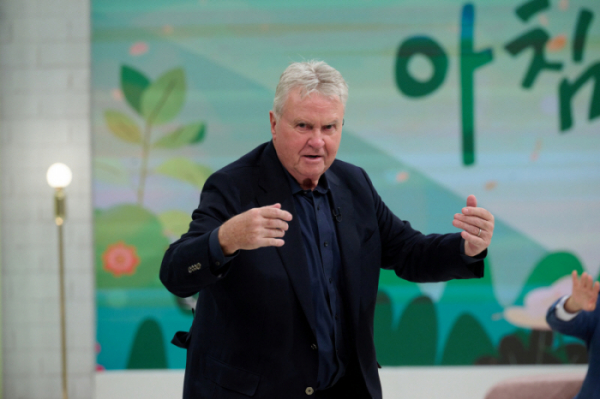 ▲'아침마당' 히딩크 감독(사진제공=KBS)