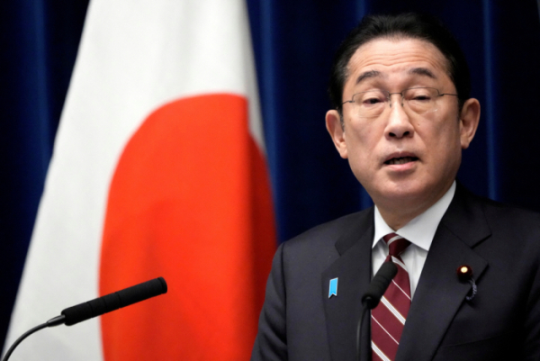 ▲기시다 후미오 일본 총리가 지난달 28일 도쿄에서 기자회견을 하고 있다. 도쿄/로이터연합뉴스