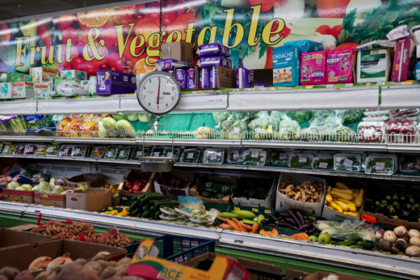 ▲미국 워싱턴D.C.의 한 슈퍼마켓에 농산물이 진열돼 있다. 워싱턴D.C./로이터연합뉴스