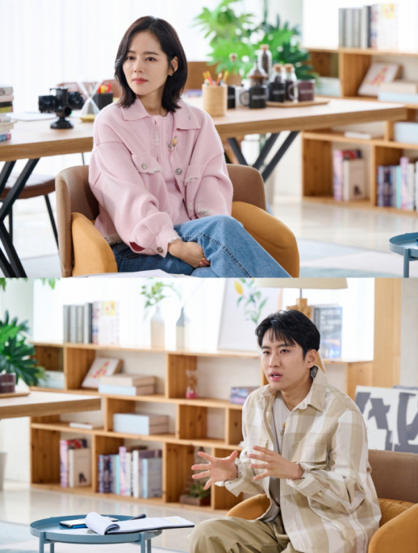 ▲'교실이데아' 한가인, 미미미누(사진제공=MBC)