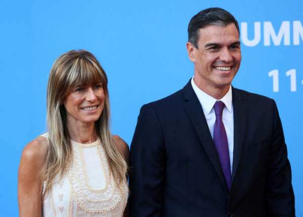 ▲페드로 산체스 스페인 총리와 아내 베고나 고메스. 로이터연합뉴스