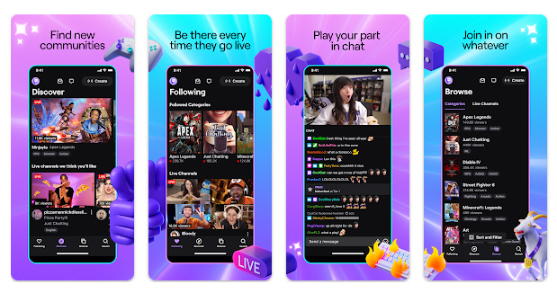 ▲트위치 사용 화면. 출처 트위치