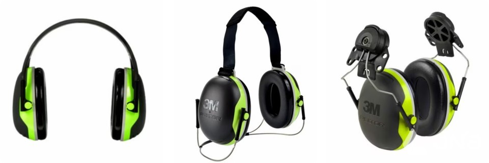 ▲'PELTOR X4A', 'X4B', 'X4P3E' 제품 (사진제공=한국3M)