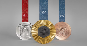 ▲오는 7월 개막하는 파리 올림픽의 금・은・동 메달. 루이비통모에헤네시(LVMH)의 세계적 주얼리 브랜드 ‘쇼메’가 디자인을 맡았다. 출처 파리올림픽 공식홈페이지