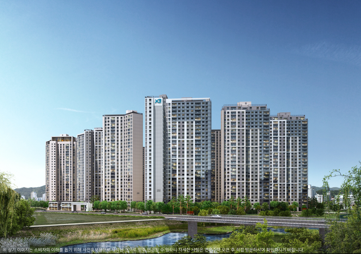 ▲‘순천그랜드파크자이’ 투시도. (자료제공=GS건설)