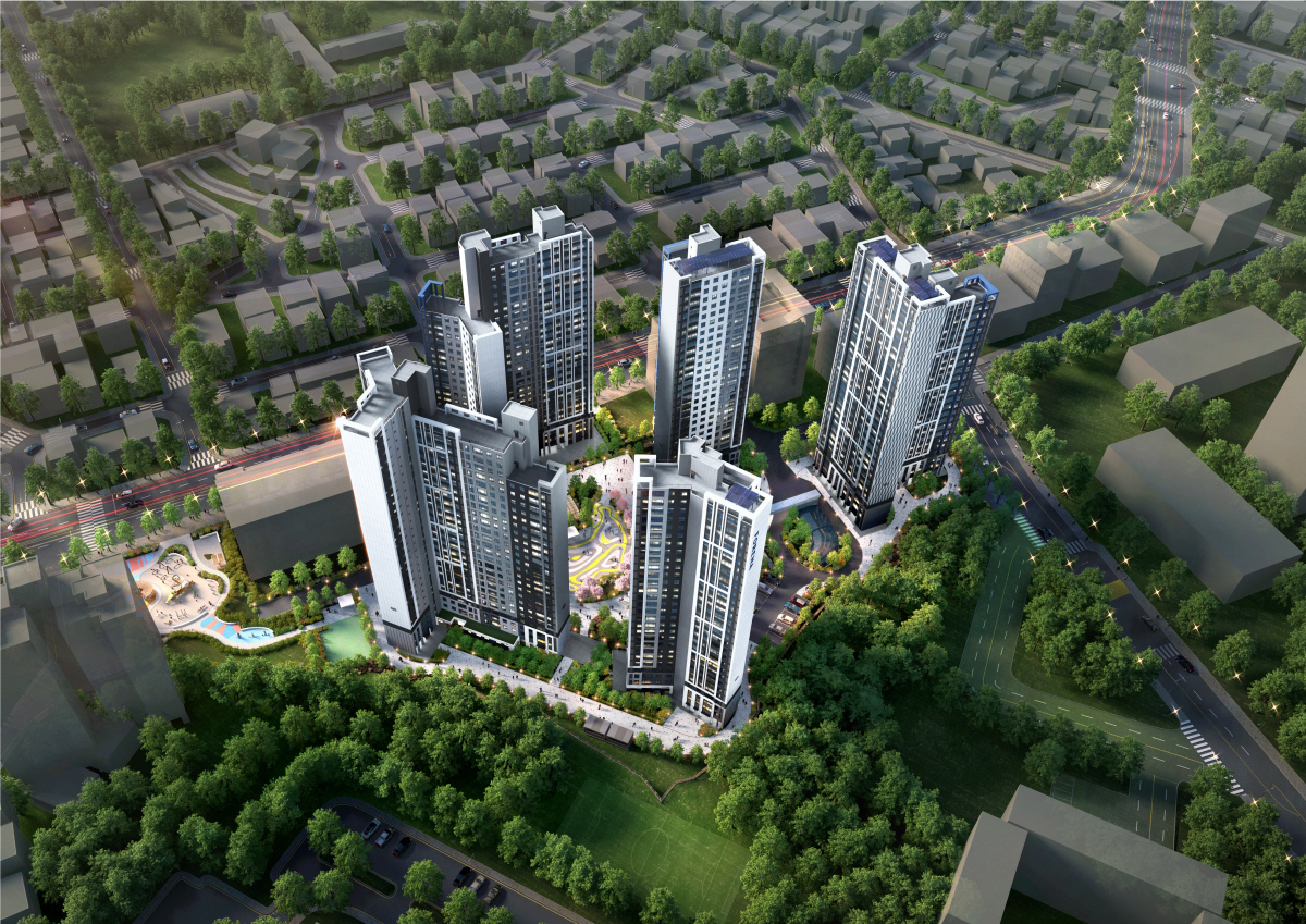 ▲‘한화포레나 인천학익’ 조감도. (자료제공=한화 건설부문)