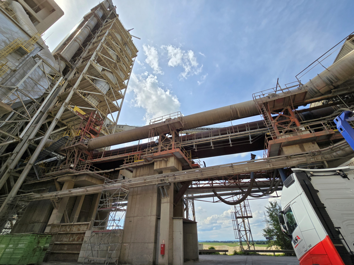 ▲우뚝 솟은 매너스도프 공장 예열탑의 모습. 빈(오스트리아)=정수천 기자 int1000@