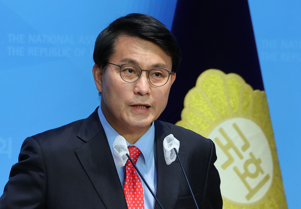 ▲국민의힘 윤상현 의원이 13일 오전 국회 소통관에서 열린 라인 야후 사태 관련 기자회견에서 발언하고 있다. (연합뉴스)