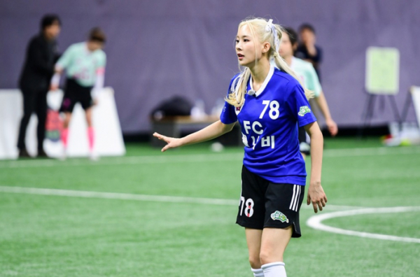 ▲'골때녀' 불나비 한초임(사진제공=SBS)