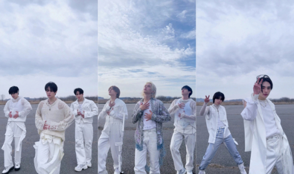 ▲스트레이 키즈(사진제공=스트레이 키즈 'Lose My Breath (Feat. Charlie Puth)' 숏폼 영상 화면 캡처)