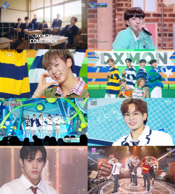 ▲다이몬 (사진=각 음악방송 화면)