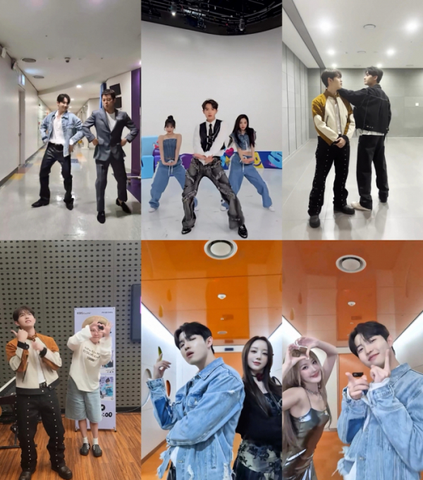 ▲김재환 신곡 챌린지(사진 = 웨이크원 제공)