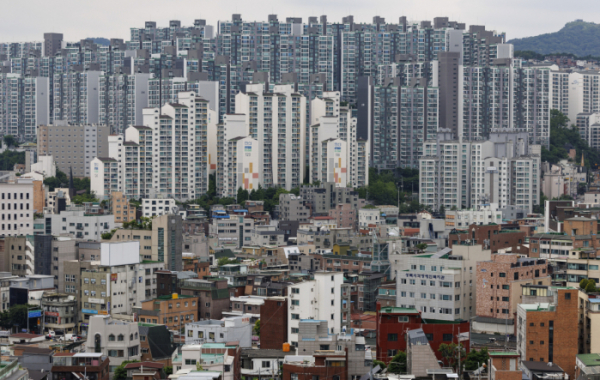 ▲서울 성북구 동선동 일대 아파트와 다세대,빌라들이 밀집한 주택가의 모습 (연합뉴스)