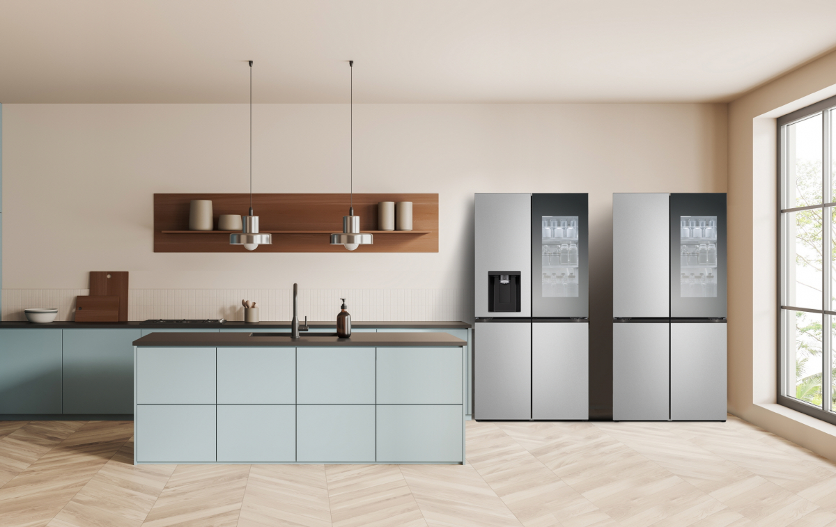 ▲LG전자가 직수관을 통해 물을 직접 보내 정수를 공급하고 얼음을 만드는 직수형 냉장고 새 브랜드 ‘스템(STEM)’을 출시했다. (사진제공=LG전자)