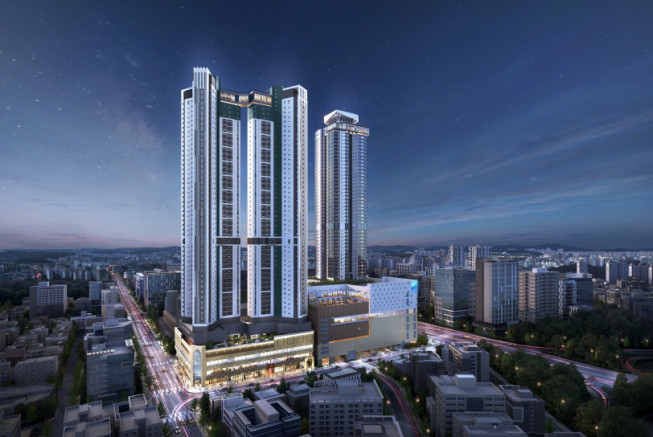 ▲‘힐스테이트 청주센트럴2차’ 투시도. (자료제공=현대엔지니어링)