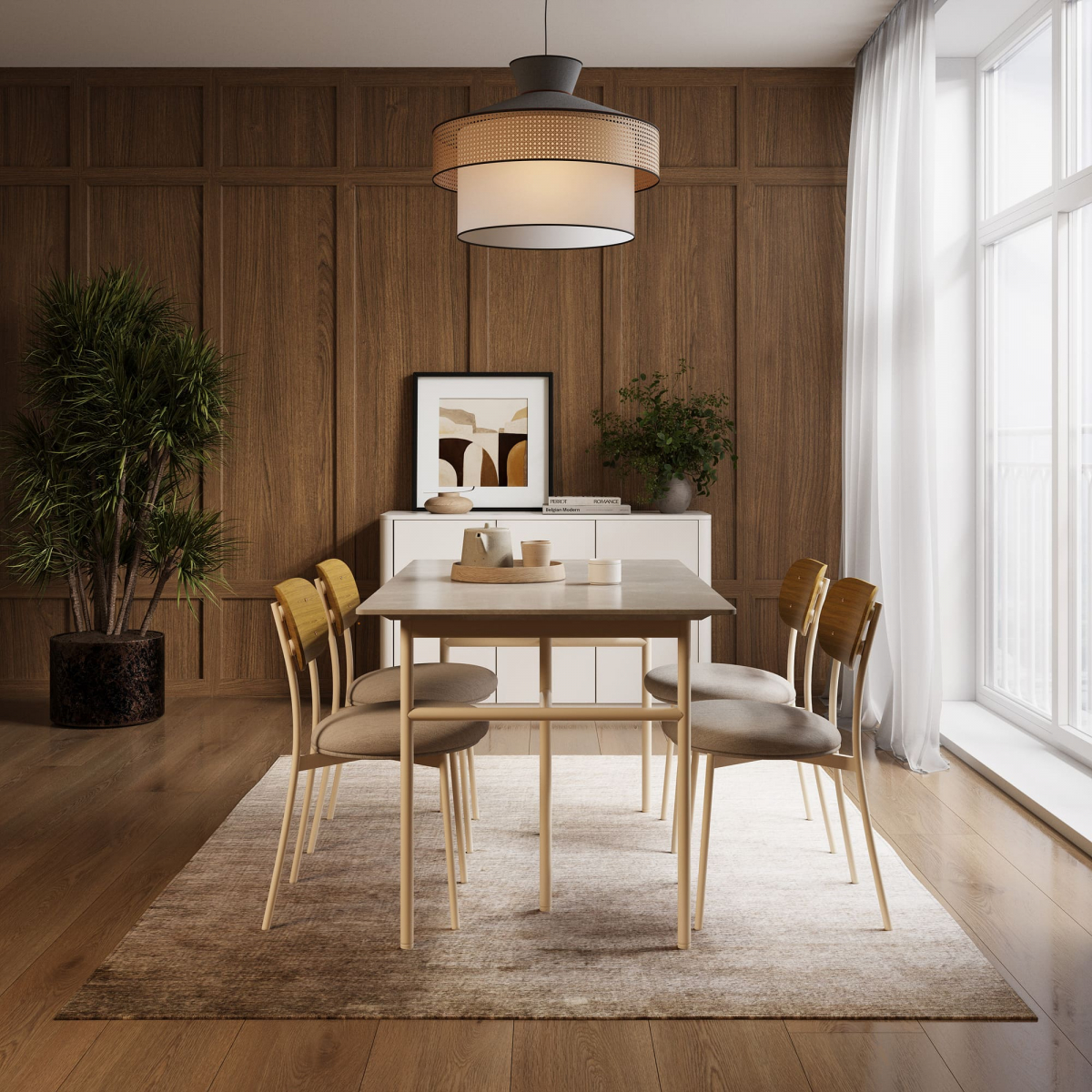 ▲신세계까사 까사미아 비엔나 다이닝. (사진제공=신세계까사)