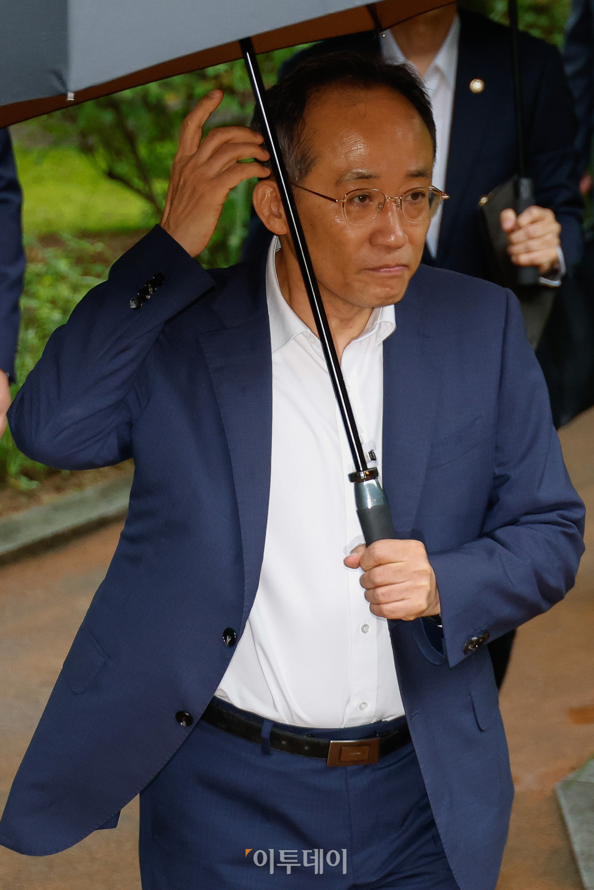 ▲추경호 국민의힘 원내대표가 30일 서울 종로구 삼청동 국무총리공관에서 열린 제19차 고위당정협의회에 참석하고 있다. 조현호 기자 hyunho@