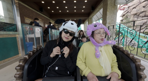 ▲'엄마 단둘이 여행갈래' 경주월드(사진제공=JTBC)