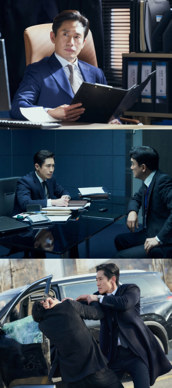 ▲'감사합니다' 신하균(사진제공=tvN)