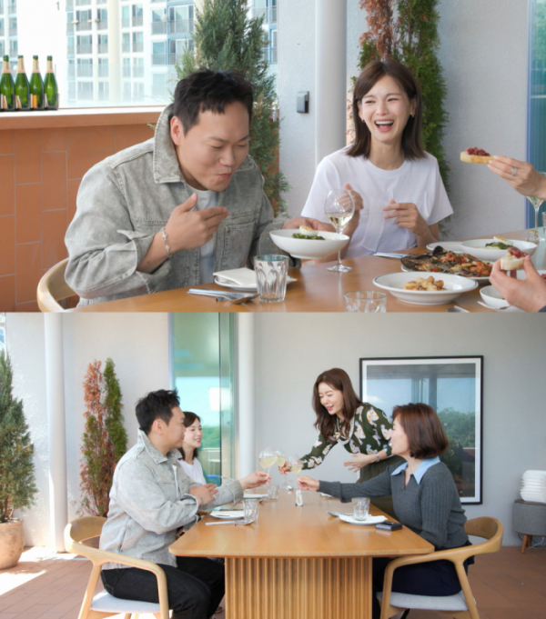 ▲'절친 토큐멘터리 4인용식탁' 안선영 (사진제공=채널A)