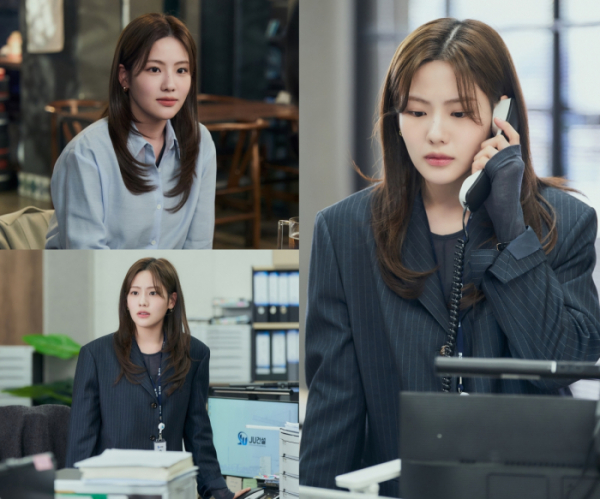 ▲'감사합니다' 조아람(사진제공=tvN)