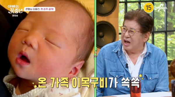 ▲'아빠는 꽃중년' 김용건(사진=채널A 방송화면 캡처)