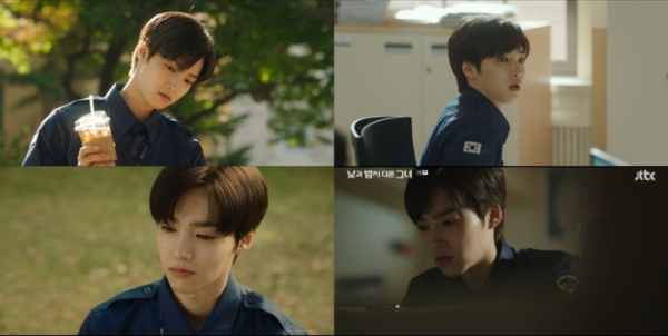 ▲백서후 (사진 = JTBC 토일드라마 '낮과 밤이 다른 그녀' 방송 캡처)