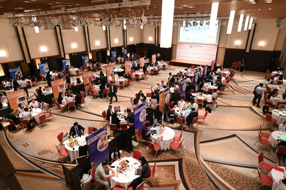 ▲지난달 27~28일 일본 도쿄에서 열린 ‘K-푸드 페어 인 도쿄 2024’ 행사장 모습. (사진제공=한국농수산식품유통공사)